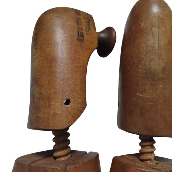 Jones & Vining Adjustable Wood Shoe Tree Stretcher Vintage Accessories SZ 7B - Picture 5 of 6